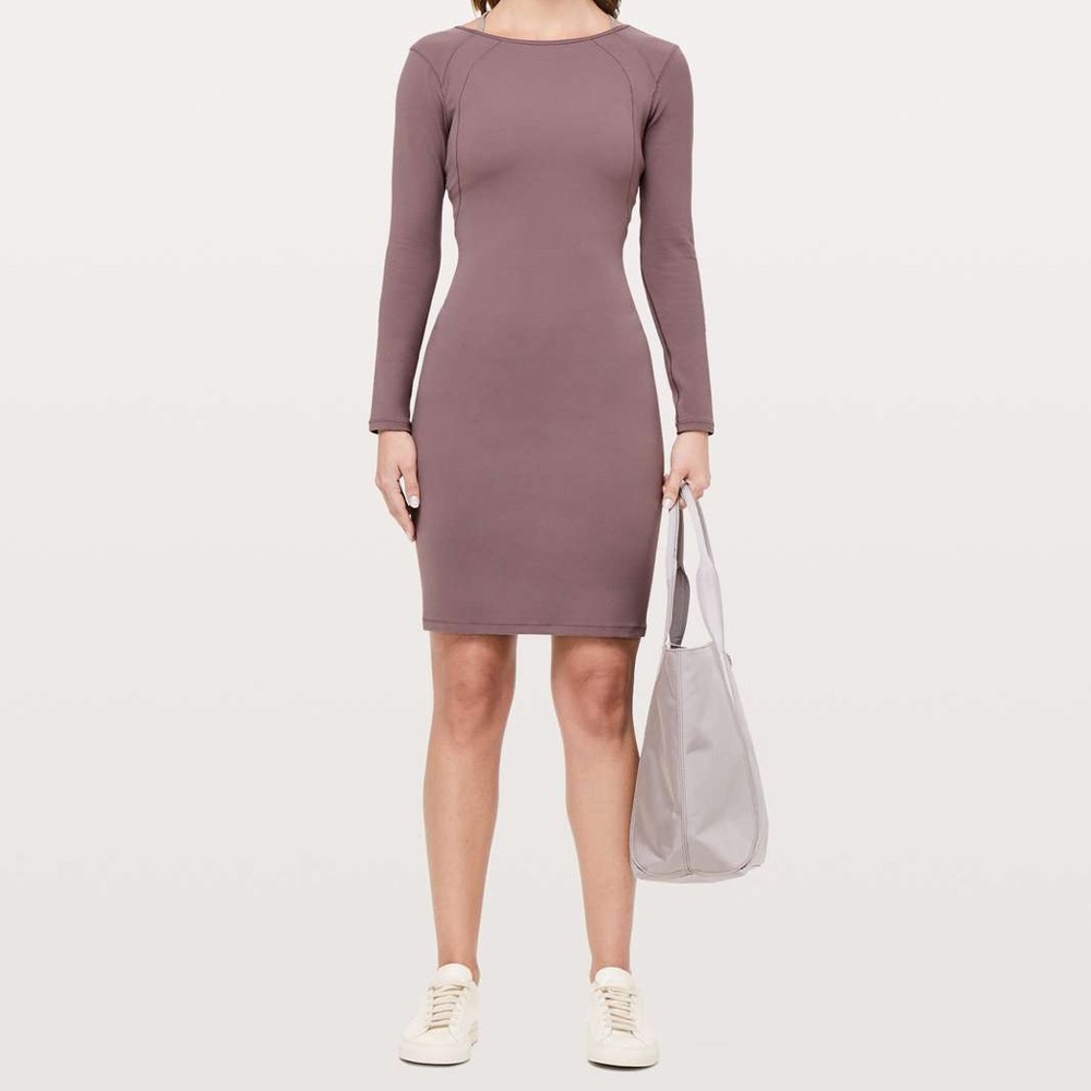 Lululemon Contour Dress *Nulu Antique Bark